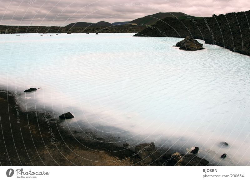 Mineralwasser... | Iceland Berge u. Gebirge blau Einsamkeit einzigartig Erholung Felsen Ferien & Urlaub & Reisen Reisefotografie Fernweh Freiheit grau heiß