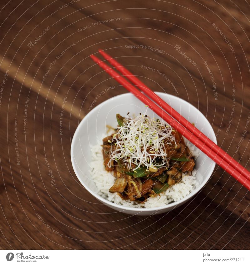 asiatisch Lebensmittel Gemüse Reis Ernährung Mittagessen Bioprodukte Vegetarische Ernährung Slowfood Asiatische Küche Schalen & Schüsseln Essstäbchen Gesundheit