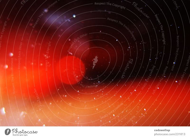 im staub der sterne Wissenschaften rot schwarz Weltall entdecken Raumfahrt Partikel Farbfoto Detailaufnahme Makroaufnahme Experiment abstrakt Muster