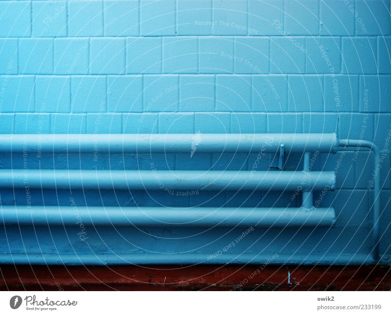 Moldavia Blue Toilette Rohrleitung Heizungsrohr Technik & Technologie Energiewirtschaft Republik Moldau Osteuropa Mauer Wand Fassade Fliesen u. Kacheln einfach