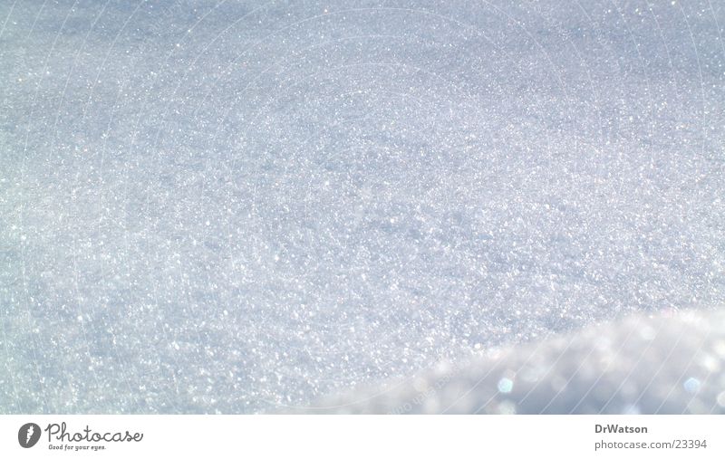 Schneedecke Winter Eiskristall unberührt kalt