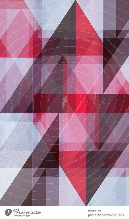 Dreiecke _ braun und rot elegant Stil Design Kunst Papier ästhetisch Zufriedenheit Farbe Symmetrie Stabilität Spitze Strukturen & Formen weiß Geometrie Spielen