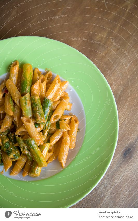 grüner spargel auf pasta Lebensmittel Kräuter & Gewürze Öl Nudeln Parmesan Ernährung Mittagessen Bioprodukte Vegetarische Ernährung Diät Slowfood