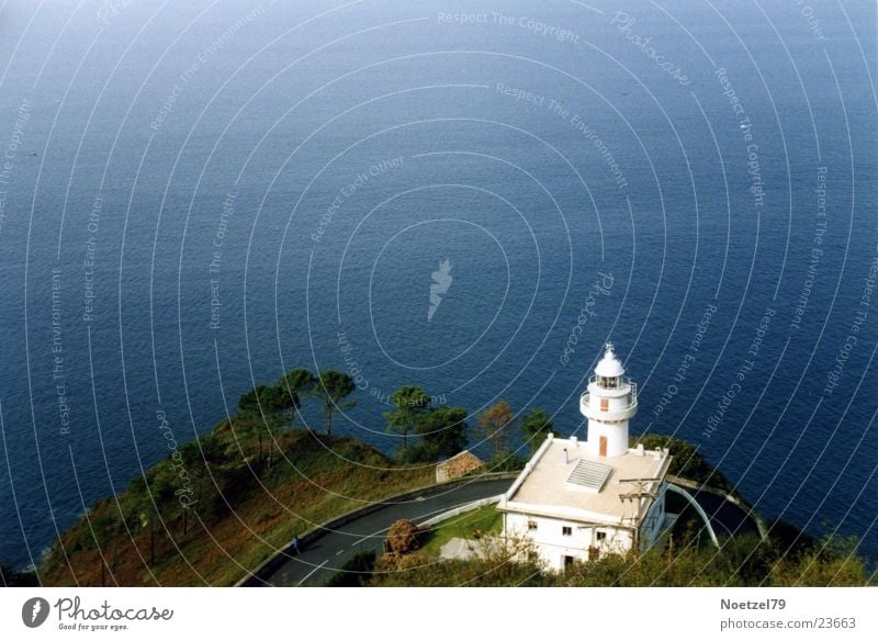 kleiner Leuchtturm Meer Küste Architektur Wasser