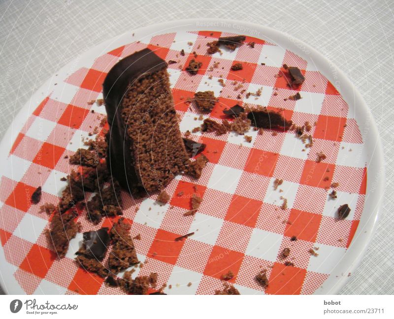lecker Kuchen Teller Krümel Schokolade Torte Backwaren Schokoladenkuchen kochen & garen Feste & Feiern whoiscocoon