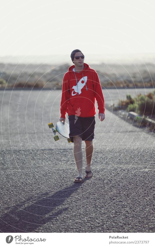 #AS# draußen Kunst ästhetisch Inline Skating Skateboard Longboard Außenaufnahme Jugendkultur Freiheit laufen Freizeit & Hobby Jugendliche Fuerteventura