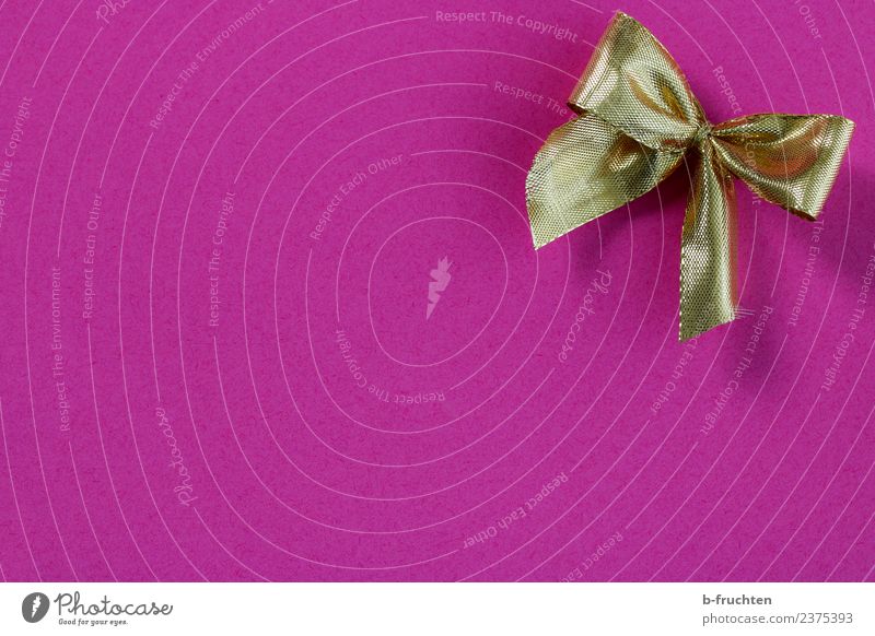 Geschenk Feste & Feiern Muttertag Hochzeit Geburtstag Taufe Sauberkeit gold violett rosa Freude Verschwiegenheit Geschenkband Schleife schenken Verpackung