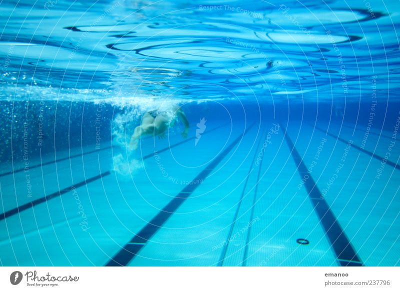 deep blue Lifestyle Stil Freude Leben Wohlgefühl Schwimmen & Baden Freizeit & Hobby Ferien & Urlaub & Reisen Sommer Wellen Sport Wassersport tauchen Schwimmbad