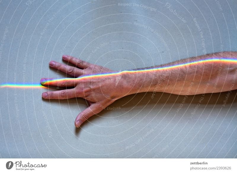 Finger mit Buntlicht (6) - ein lizenzfreies Stock Foto von Photocase