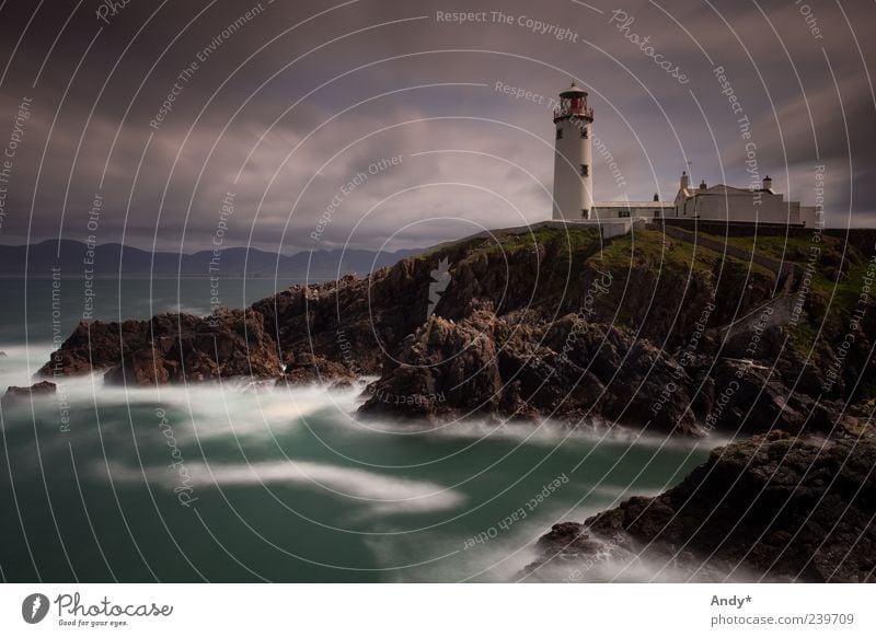 Fanad Head lighthouse Ferien & Urlaub & Reisen Tourismus Ferne Meer Insel Landschaft Himmel Wolken Felsen Küste Fanad head Republik Irland Donegal Europa