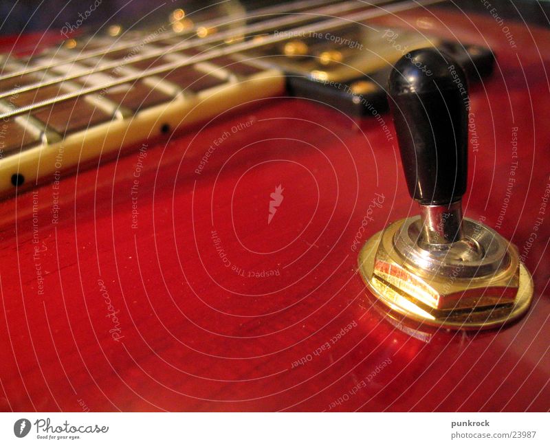Nippelstick Elektrogitarre laut Makroaufnahme Nahaufnahme Gitarre Les Paul Musik Rockmusik