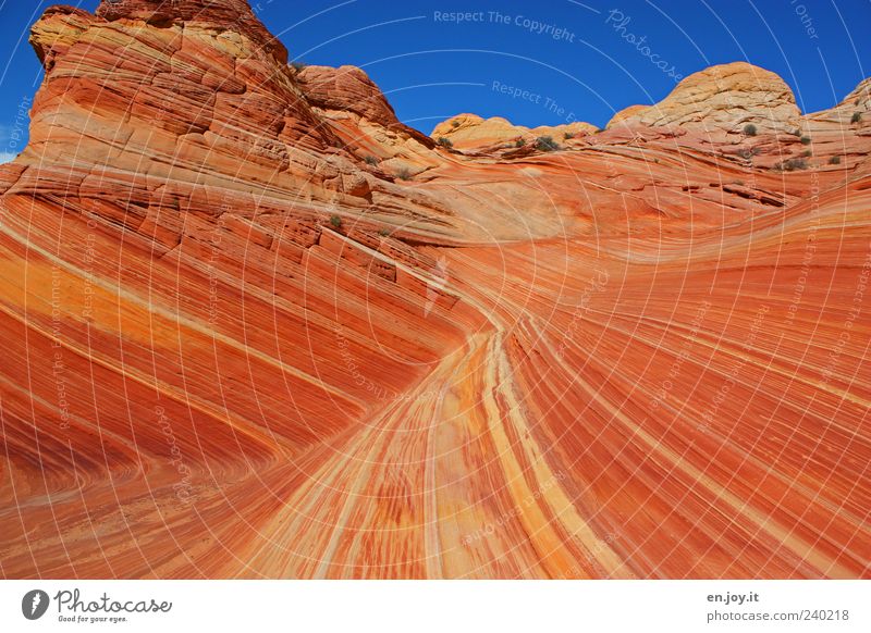 sharp turn Ferien & Urlaub & Reisen Tourismus Natur Landschaft Felsen Wüste Stein außergewöhnlich blau braun rot Fernweh bizarr einzigartig Naturwunder