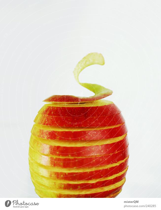 Vitaminstrudel. ästhetisch Ernährung Lebensmittel Apfel Apfelschale Apfel der Erkenntnis Gesundheit Gesunde Ernährung biologisch vitaminreich rot Frucht