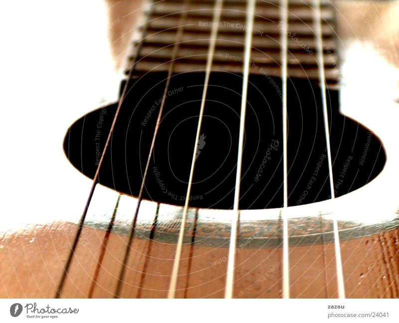 play my guitar Saite Konzertgitarre Freizeit & Hobby Musik Gitarre Musikinstrument Makroaufnahme