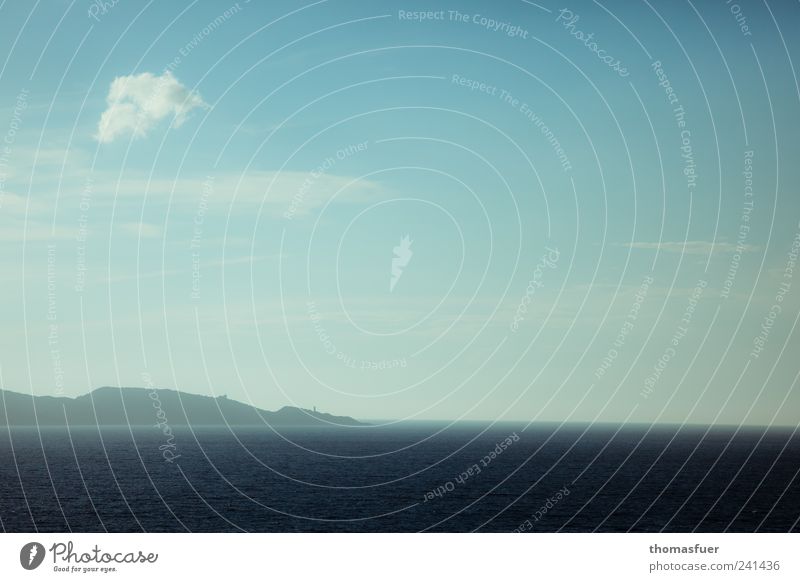 das Kap Landschaft Erde Luft Wasser Himmel Wolken Horizont Schönes Wetter Küste Meer Insel Ferne blau Sehnsucht Fernweh entdecken Stimmung