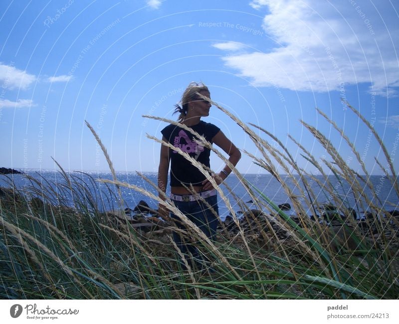 summerdays Sommer Strand Physik Frau Sonne Schweden Wärme