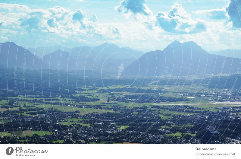 Salzburg Natur Landschaft Erde Luft Himmel Wolken Sommer Klima Schönes Wetter Berge u. Gebirge Alpen frei Unendlichkeit Frühlingsgefühle chaotisch Freiheit