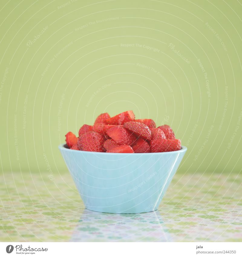 die letzten, würde lili sagen! Lebensmittel Frucht Erdbeeren Ernährung Bioprodukte Vegetarische Ernährung Schalen & Schüsseln Gesundheit lecker blau grün rot