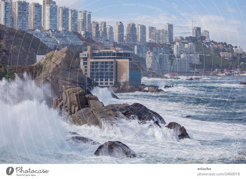 Vina Del Mar Chile Meer Ein Lizenzfreies Stock Foto Von Photocase