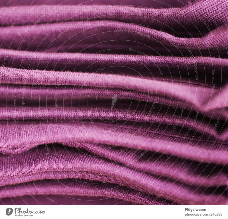 Ich brauch' Stoff Lifestyle schön Kunst Bekleidung Arbeitsbekleidung Schutzbekleidung T-Shirt Hemd Kleid Fell Brunft Duft Warmherzigkeit Baumwolle violett Nähen