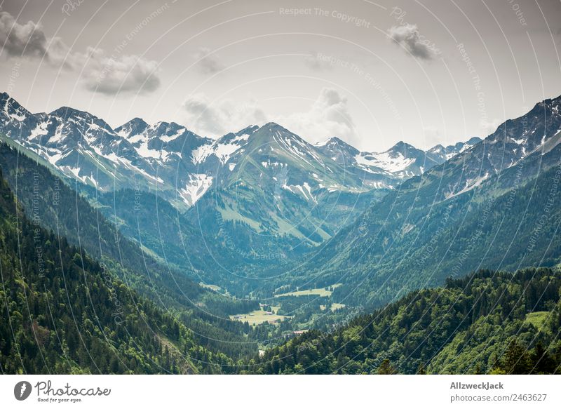 Bergpanorama in Südtirol Deutschland Menschenleer Tag Wolken Berge u. Gebirge Panorama (Aussicht) Alpen Gipfel Schneebedeckte Gipfel Hügel Geschwindigkeit
