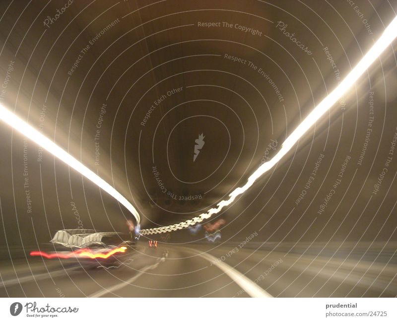 tunnel 2 Tunnel Licht Geschwindigkeit Verkehr Kurve