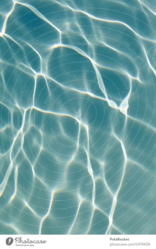 #A# Sommerwasser Umwelt Klima Schönes Wetter ästhetisch Wasser Wasseroberfläche Wasserfarbe Wellen Wellenform Schwimmbad Hotelpool blau Sonnenstrahlen