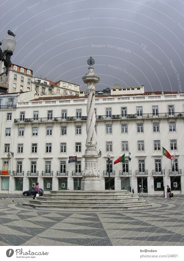 Lissabon Statue Wahrzeichen Architektur