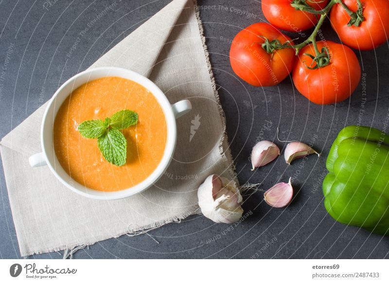 Kürbissuppe und Zutaten Lebensmittel Gemüse Ernährung Essen Mittagessen Bioprodukte Vegetarische Ernährung Schalen & Schüsseln Erntedankfest frisch Gesundheit