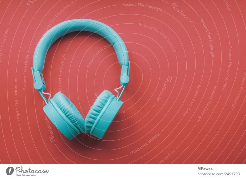 türkise köpfhörer Headset MP3-Player Technik & Technologie Unterhaltungselektronik rot Design Kopfhörer Klang Musik hören Lautsprecher Tontechnik Musiker
