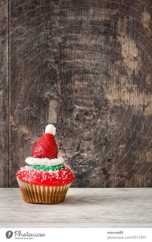 Chirstmas Muffins Lebensmittel Dessert Süßwaren Gesunde Ernährung Ferien & Urlaub & Reisen Dekoration & Verzierung Feste & Feiern Weihnachten & Advent Ornament