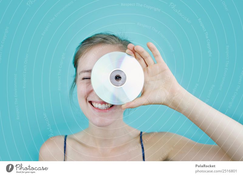 #A# Durchblick 1 Mensch Kunst ästhetisch Compact Disc CD Player Perspektive Meinung Sichtschutz sichtbar Freude spaßig Spaßvogel Spaßgesellschaft