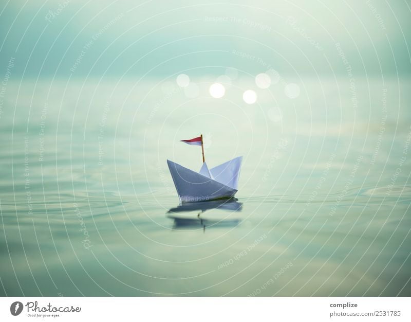 Sail away with me | Paper Boat Wellness harmonisch Wohlgefühl Erholung Spa Schwimmen & Baden Ferien & Urlaub & Reisen Freiheit Sommer Sommerurlaub Sonne Strand