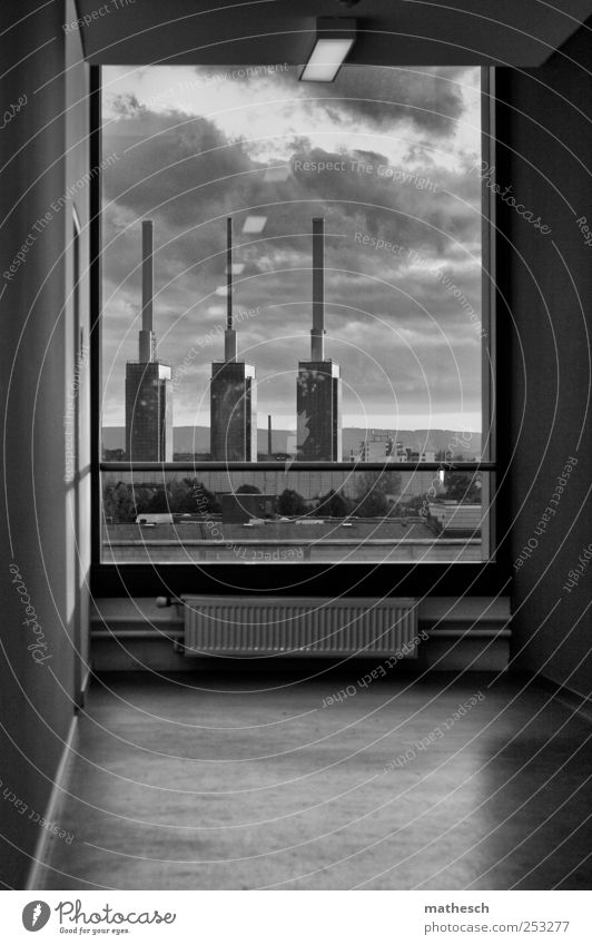 3 brüder Energiewirtschaft Hannover Haus Industrieanlage Mauer Wand Fenster Schornstein schwarz weiß Heizkraftwerk heizen Wahrzeichen Stadtteil Linden-Nord