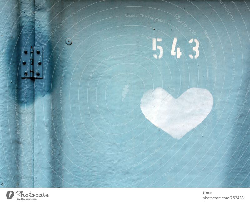 Ein Herz für Bauarbeiter Dorf Tür Kunststoff Zeichen Ziffern & Zahlen Schilder & Markierungen Liebe blau weiß Toilette Miettoilette Toilettenhäuschen Klo WC