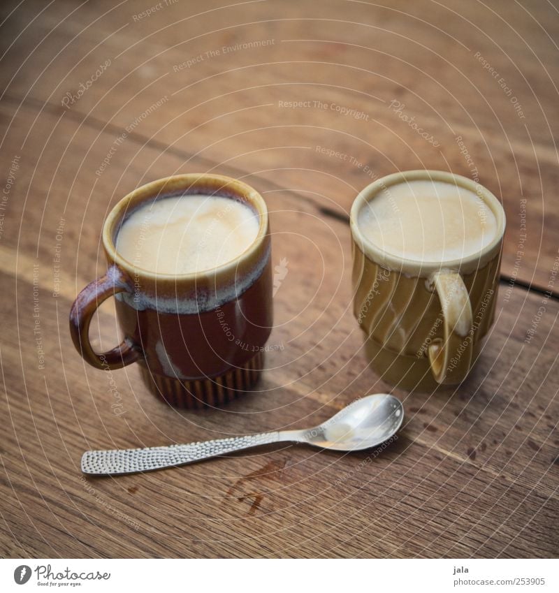 Milchkaffe Die Zweite Ein Lizenzfreies Stock Foto Von Photocase