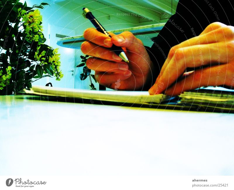 schreiben Kugelschreiber Hand Block Schreibstift Unterschrift schriftlich Dienstleistungsgewerbe unterzeichnen Business
