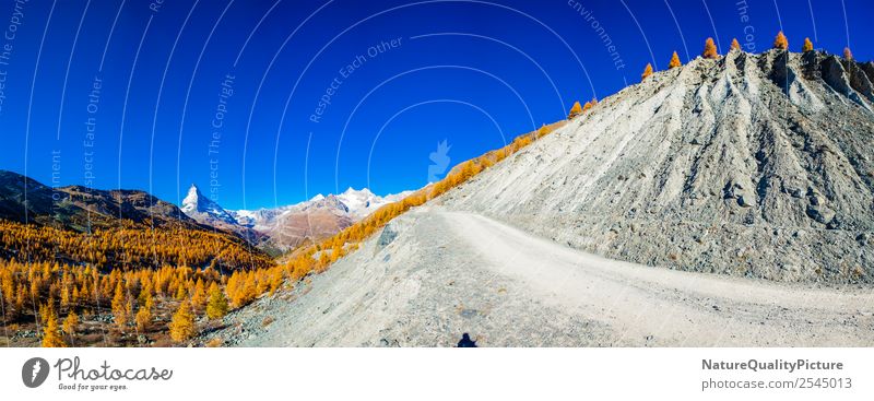 Panorama am Findelgletscher Zermatt - Wallis - Schweiz Ferien & Urlaub & Reisen Sightseeing Sommer wandern Umwelt Natur Felsen Alpen Berge u. Gebirge Gipfel