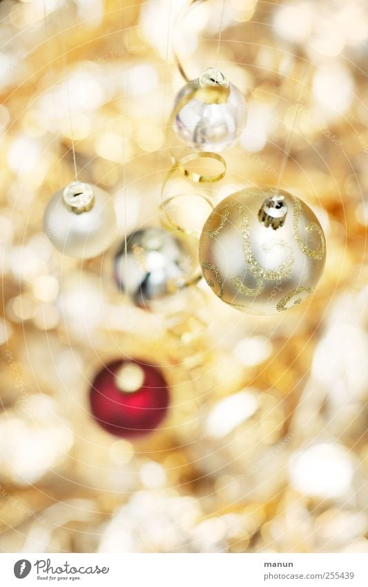Für Dich soll's bunte Bilder regnen, MittagsFin Feste & Feiern Weihnachten & Advent Zeichen Kugel glänzend leuchten hell schön rund gold Vorfreude