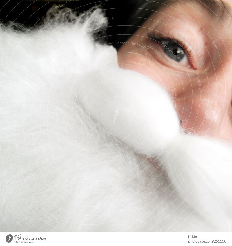 Ich wünsche mir vom Weihnachtsmann... Lifestyle Freizeit & Hobby Weihnachten & Advent Kindererziehung Erwachsene Leben Gesicht 1 Mensch Kostüm weißhaarig Bart