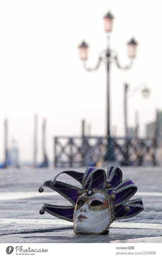 Mystery of Venice IV Kunst Kunstwerk Gemälde ästhetisch bodennah Maske Maskenball Karneval Karnevalskostüm Karnevalsmaske Karnevalshut Karnevel der Kulturen
