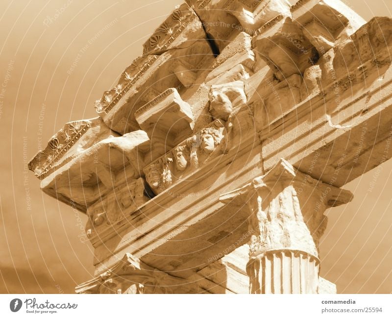 Antike Bauten antik Griechenland Mensch Architektur Säule Serpia Auschnitt