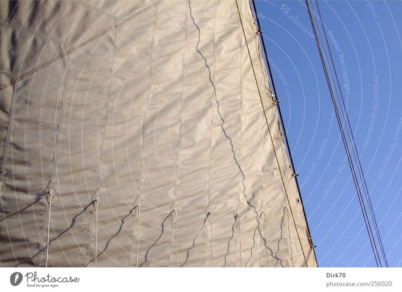 Sonne, Wind und mehr Segeln Abenteuer Ferne Freiheit Kreuzfahrt Schifffahrt Wasserfahrzeug Segelschiff Wolkenloser Himmel Schönes Wetter Nordsee Meer Seil