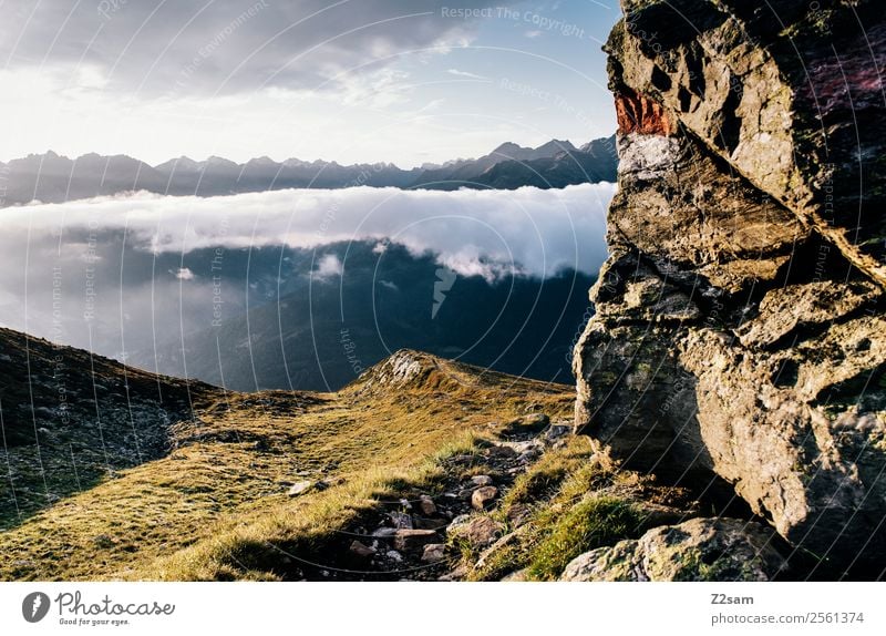 Wandern | Pitztaler Alpen | Venet Gipfel Ferien & Urlaub & Reisen Ausflug Abenteuer Berge u. Gebirge wandern Natur Landschaft Himmel Wolken Sonnenaufgang