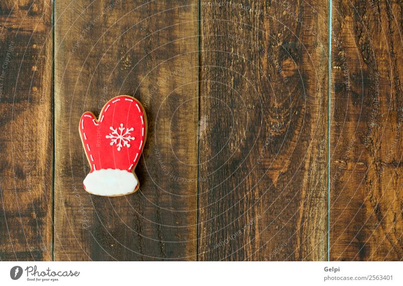 Leckere Weihnachtskekse Dessert Kräuter & Gewürze Winter Dekoration & Verzierung Tisch Feste & Feiern Weihnachten & Advent Holz Ornament Globus lecker braun rot