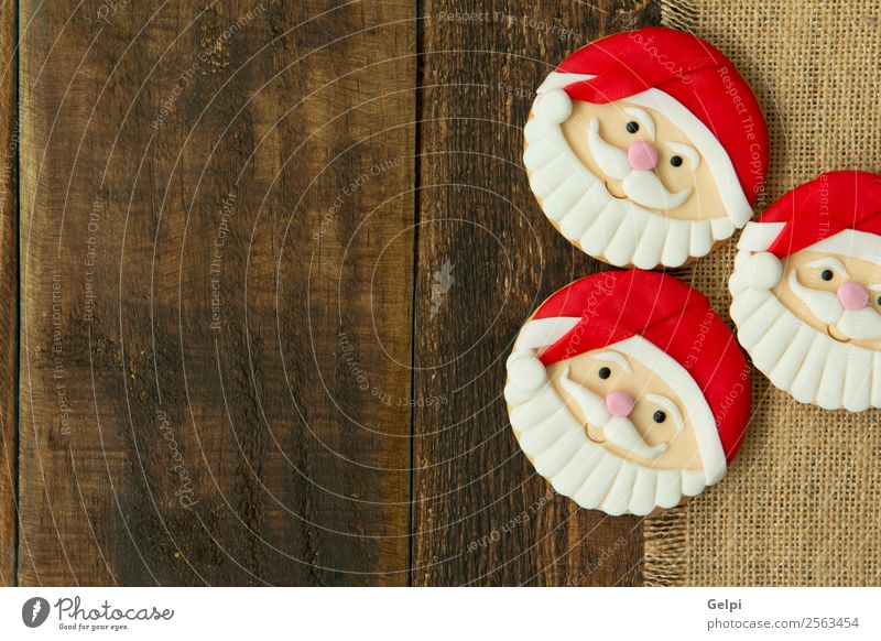 Leckere Weihnachtskekse Dessert Kräuter & Gewürze Winter Dekoration & Verzierung Tisch Feste & Feiern Weihnachten & Advent Holz Ornament lecker braun rot