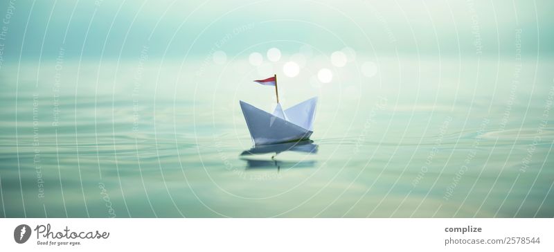 Sail away | Paper Boat Panorama Gesundheit Alternativmedizin Wellness Leben harmonisch Wohlgefühl Erholung Basteln Ferien & Urlaub & Reisen Freiheit Sommer