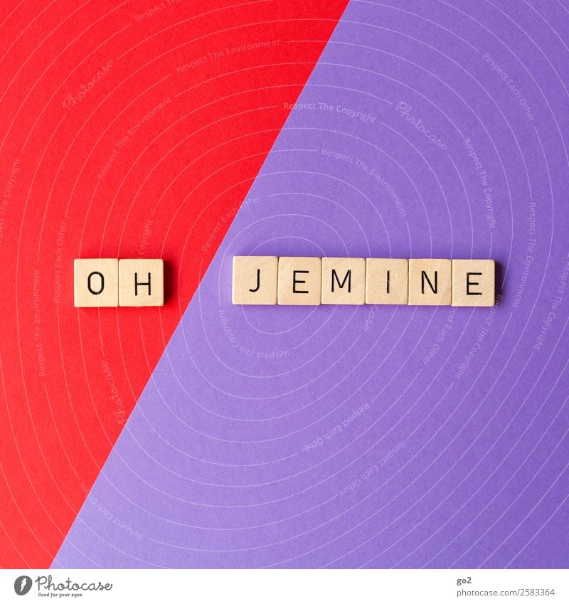 Oh Jemine! Spielen Brettspiel Papier Schriftzeichen violett rot Überraschung Sorge Enttäuschung Erschöpfung Angst Stress Nervosität Ärger Kommunizieren