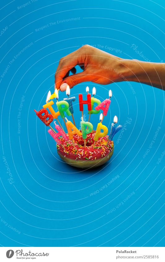 #A# Geburtstags-Zündeln Kunst Kunstwerk ästhetisch Happy Birthday Geburtstagstorte Geburtstagsgeschenk Geburtstagswunsch Wunsch Krapfen anzünden Vorbereitung