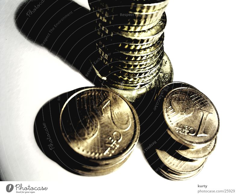 Geld Türme Cent Geldmünzen Dinge Euro Turm